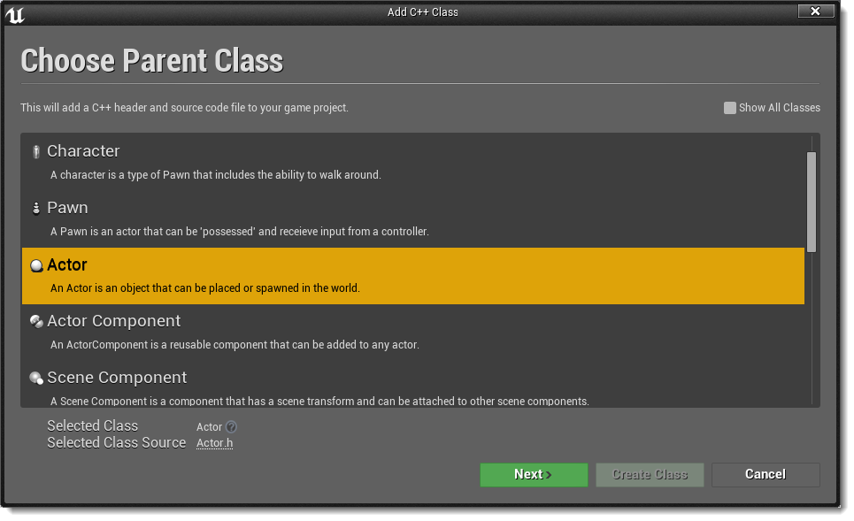 unreal_cpp_actor
